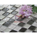 Grey Mix White Crystal and Ceramic Made Decoration Material Mosaic (CST212)